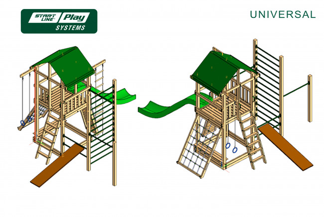 Детский городок Start Line UNIVERSAL эконом Детский городок Start Line UNIVERSAL эконом