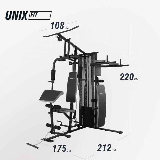 Силовой комплекс UNIX Fit Block 70 Multi Силовой комплекс UNIX Fit Block 70 Multi