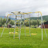 Детский спортивный комплекс для дачи Romana Веселая лужайка PRO (Комплект №7)