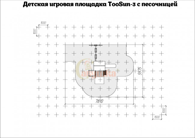 Детская площадка Савушка TooSun (Тусун) 3 с песочницей