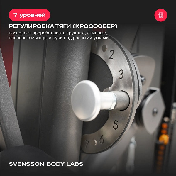 Силовой комплекс Svensson Body Labs RIGEL PRO стек 90 кг