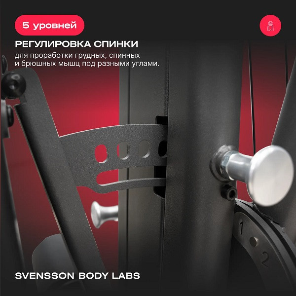 Силовой комплекс Svensson Body Labs RIGEL PRO стек 90 кг