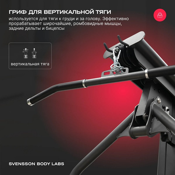 Силовой комплекс Svensson Body Labs RIGEL PRO стек 90 кг