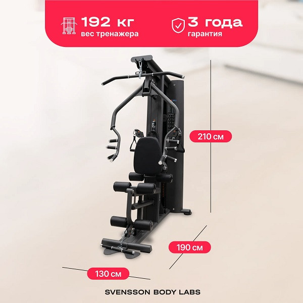 Силовой комплекс Svensson Body Labs RIGEL PRO стек 90 кг