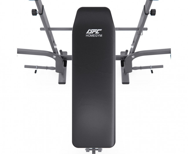 Скамья со стойками под штангу DFC D703 PRO с партой для бицепса Скамья со стойками под штангу DFC D703 PRO с партой для бицепса
