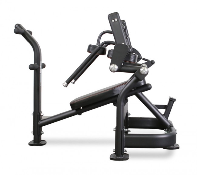 Пресс-скамья профессиональная Bronze Gym PL-1720 нагружаемая дисками