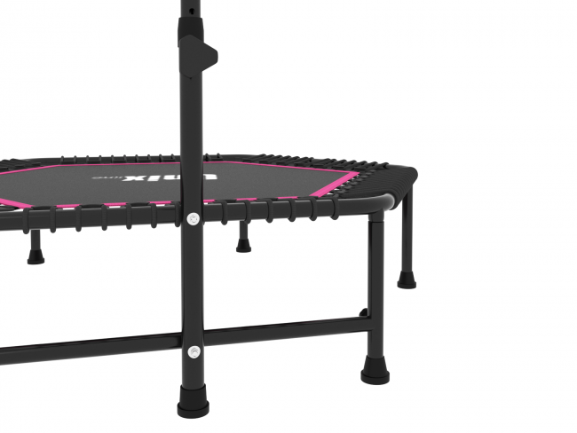 Батут UNIX line FITNESS Pink (130 cm) с ручкой Батут UNIX line FITNESS Pink (130 cm) с ручкой