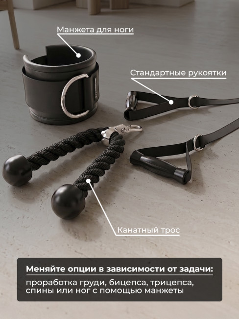 Мультистанция со скамьей и кроссовером DFC SPORTSOUL GWY009 Мультистанция со скамьей и кроссовером DFC SPORTSOUL GWY009