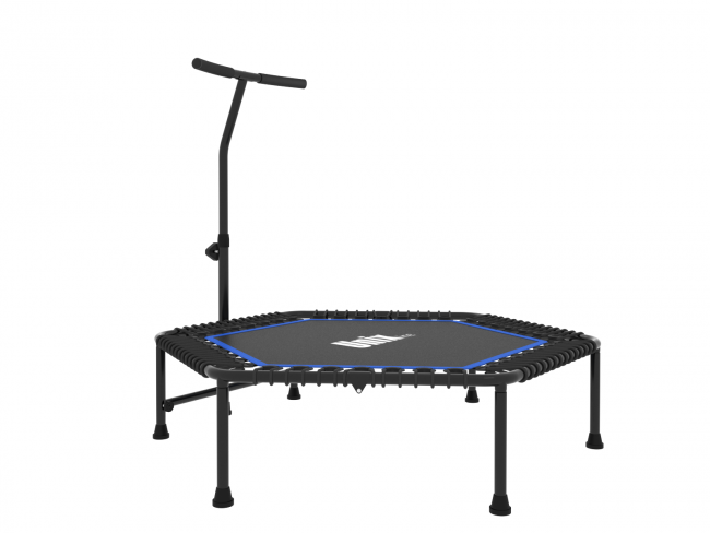 Батут UNIX line FITNESS Blue (130 cm) с ручкой Батут UNIX line FITNESS Blue (130 cm) с ручкой