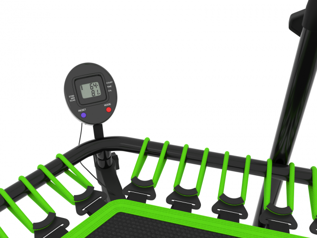 Батут UNIX line FITNESS Green PRO (130 cm) с ручкой