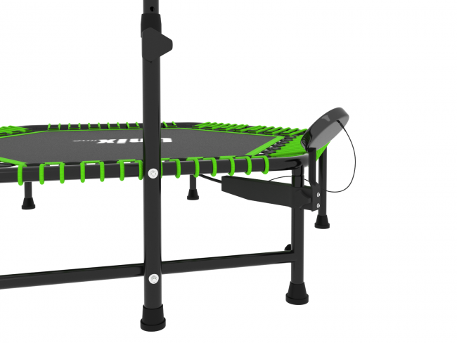 Батут UNIX line FITNESS Green PRO (130 cm) с ручкой