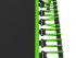 Батут UNIX line FITNESS Green PRO (130 cm) с ручкой