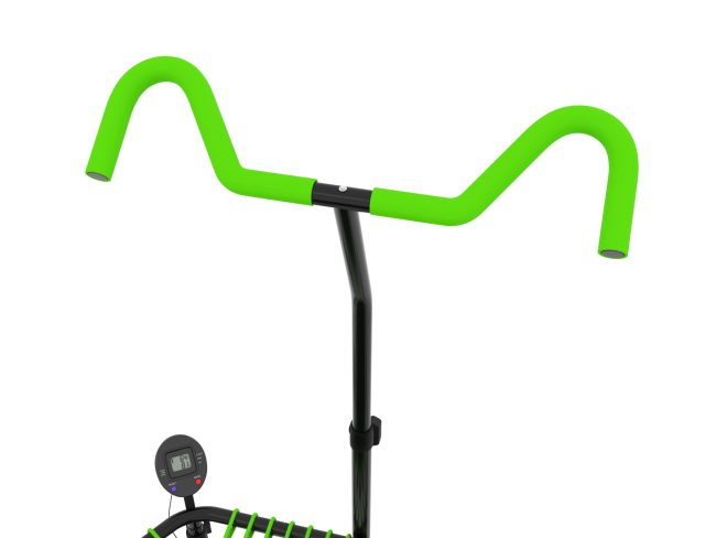 Батут UNIX line FITNESS Green PRO (130 cm) с ручкой