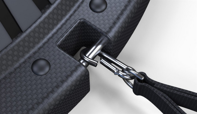 Полусфера гимнастическая надувная Original Fit. Tools R3 с эспандерами и насосом