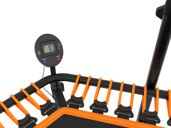 Батут UNIX line FITNESS Orange PRO (130 cm) с ручкой Батут UNIX line FITNESS Orange PRO (130 cm) с ручкой