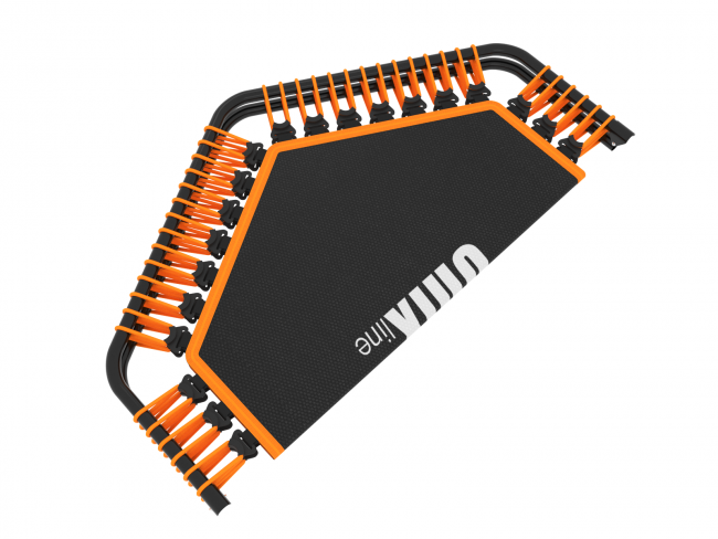 Батут UNIX line FITNESS Orange PRO (130 cm) с ручкой Батут UNIX line FITNESS Orange PRO (130 cm) с ручкой