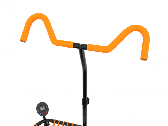 Батут UNIX line FITNESS Orange PRO (130 cm) с ручкой Батут UNIX line FITNESS Orange PRO (130 cm) с ручкой