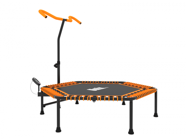 Батут UNIX line FITNESS Orange PRO (130 cm) с ручкой Батут UNIX line FITNESS Orange PRO (130 cm) с ручкой