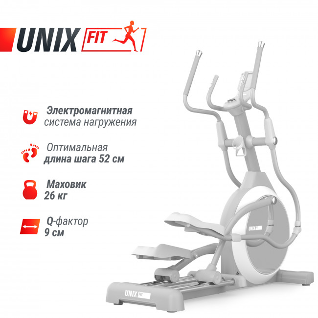 Эллиптический тренажер UNIX Fit MV-850 (Manual Incline) Mirror Эллиптический тренажер UNIX Fit MV-850 (Manual Incline) Mirror