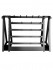 Стойка для хранения штанг для аэробики (бодипампов) BRONZE GYM 190х55х128,на 20 шт.