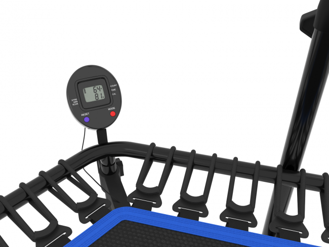 Батут UNIX line FITNESS Blue PRO (130 cm) с ручкой Батут UNIX line FITNESS Blue PRO (130 cm) с ручкой