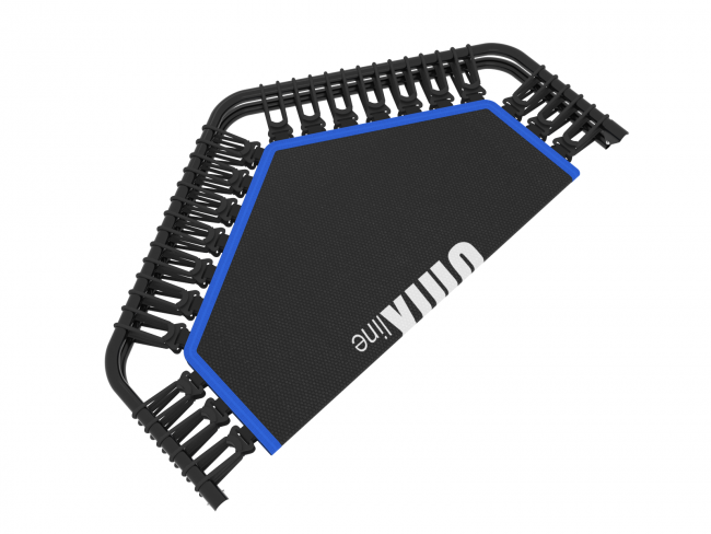 Батут UNIX line FITNESS Blue PRO (130 cm) с ручкой Батут UNIX line FITNESS Blue PRO (130 cm) с ручкой