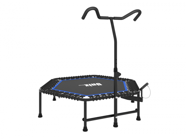 Батут UNIX line FITNESS Blue PRO (130 cm) с ручкой Батут UNIX line FITNESS Blue PRO (130 cm) с ручкой