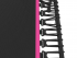 Батут для фитнеса UNIX line FITNESS Pink PRO (130 cm) с ручкой
