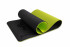 Коврик для йоги Original FitTools 10 мм двухслойный TPE черно-зеленый