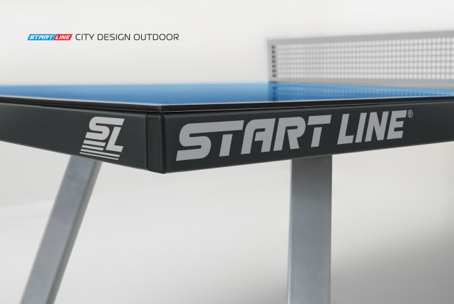 Всепогодный антивандальный теннисный стол Start Line City DESIGN синий