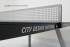 Всепогодный антивандальный теннисный стол Start Line City DESIGN синий