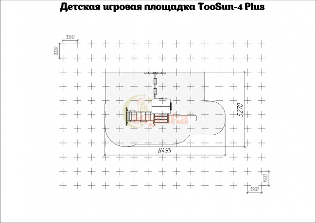 Детская площадка Савушка TooSun (Тусун) 4 Plus