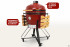 Керамический гриль-барбекю Start Grill 24 дюйма CFG (красный) (61 см)