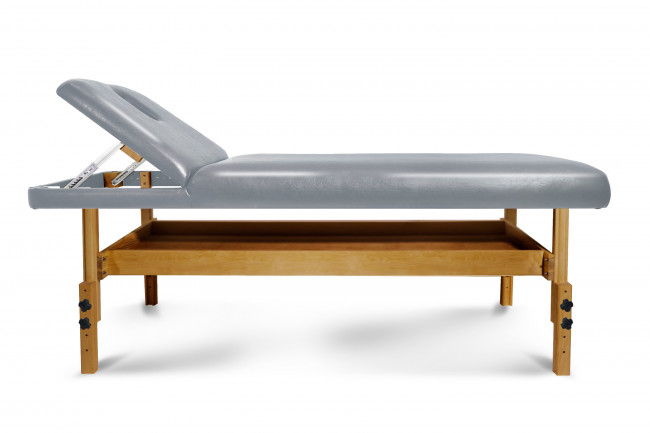 Массажный стол стационарный Start Line Relax Comfort серый