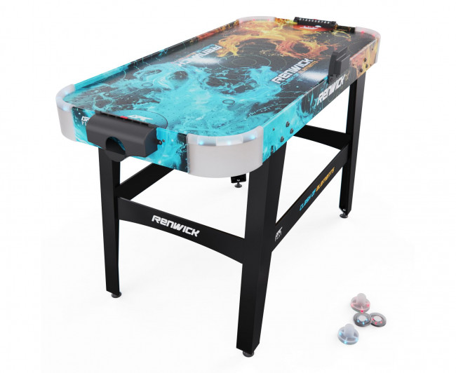 Игровой стол аэрохоккей DFC RENWICK 54" LED 4,5 ft