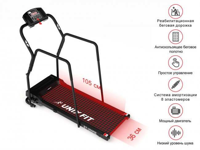 Беговая дорожка UNIXFIT ST-355RE Беговая дорожка UNIXFIT ST-355RE