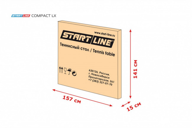 Теннисный стол Start Line Compact LX green