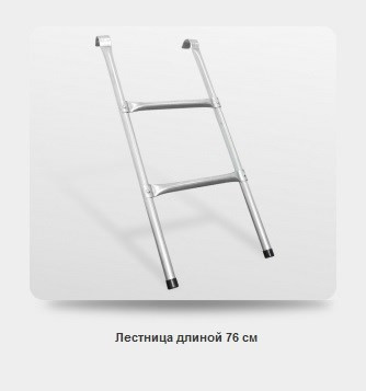 Батут с сеткой и лестницей Arland 8 ft inside Blue