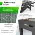 Игровой стол Футбол - Кикер UNIX Line Black (140х74 cм)