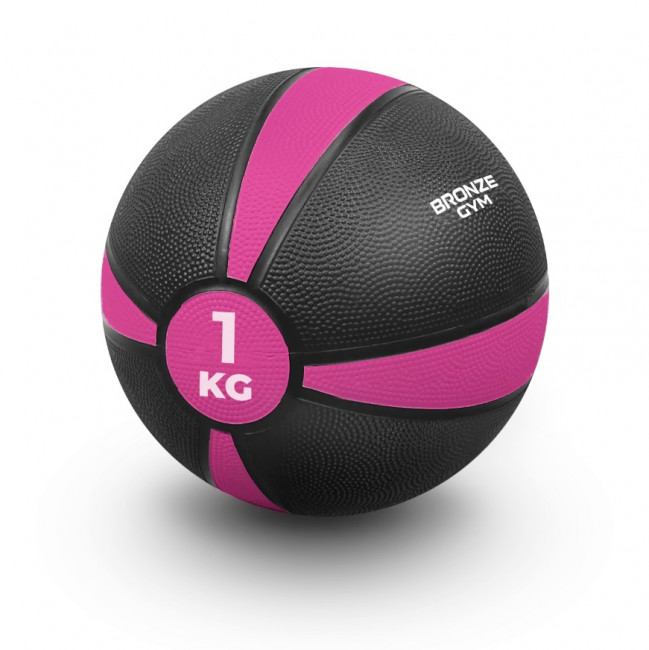 Медбол резиновый Bronze Gym 1 кг Медбол резиновый Bronze Gym 1 кг