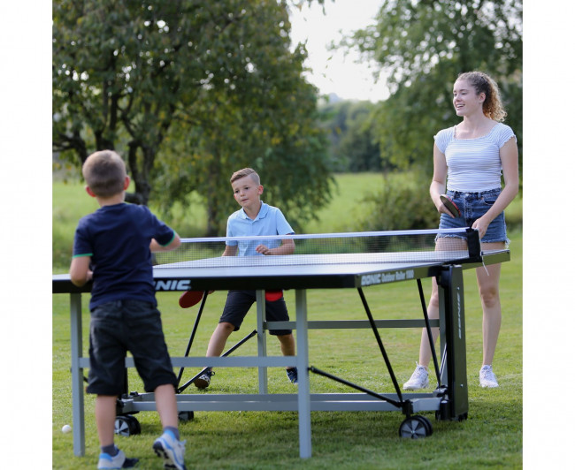 Теннисный стол всепогодный DONIC OUTDOOR ROLLER 1000 GREY