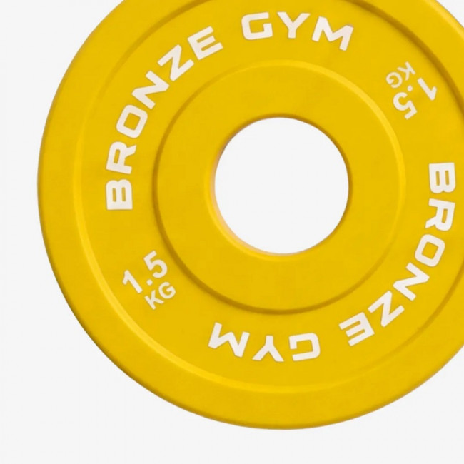 Диск олимпийский BRONZE GYM тяжелоатлетический