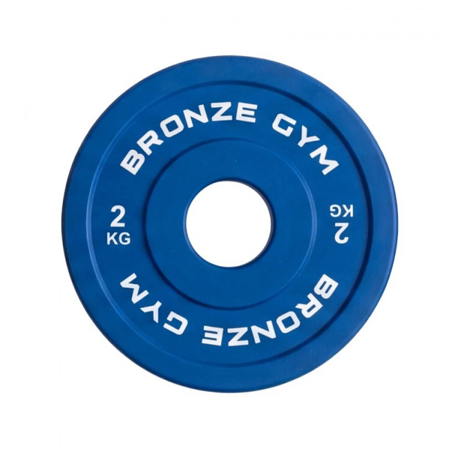 Диск олимпийский BRONZE GYM тяжелоатлетический
