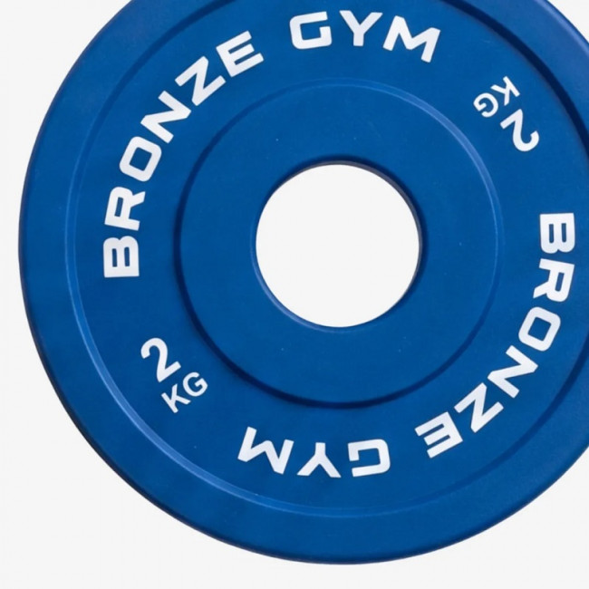 Диск олимпийский BRONZE GYM тяжелоатлетический