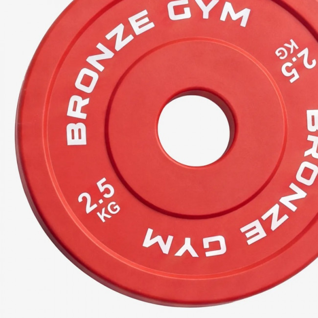 Диск олимпийский BRONZE GYM тяжелоатлетический