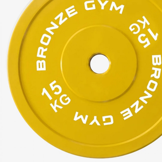 Диск олимпийский BRONZE GYM тяжелоатлетический
