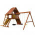Детский игровой комплекс NewSunrise SUNRISESTAR NS6 с деревянной крышей и рукоходом