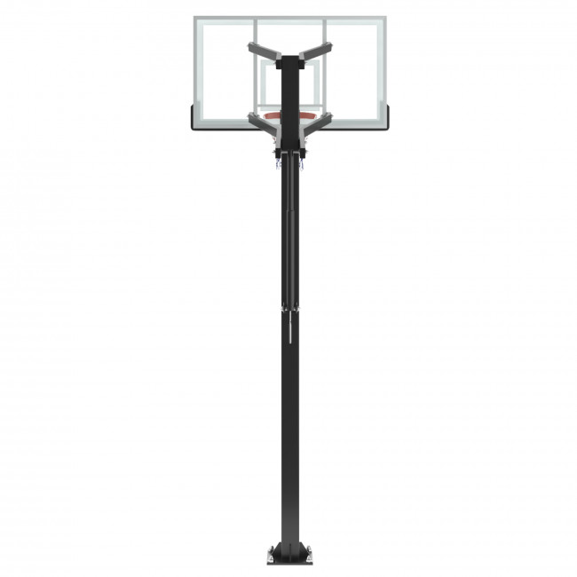 Баскетбольная стойка стационарная UNIX Line B-Stand-PC 72"x42" R45 H230-305 см