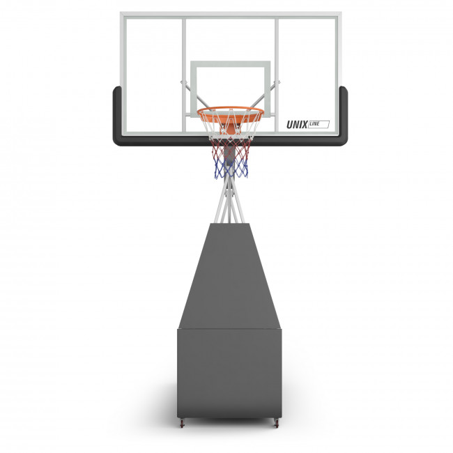 Баскетбольная мобильная стойка UNIX Line B-Stand-PC 72"x42" R45 H120-305 см