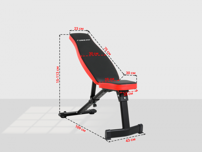 Скамья силовая универсальная UNIX Fit BENCH 130 складная Скамья силовая универсальная UNIX Fit BENCH 130 складная
